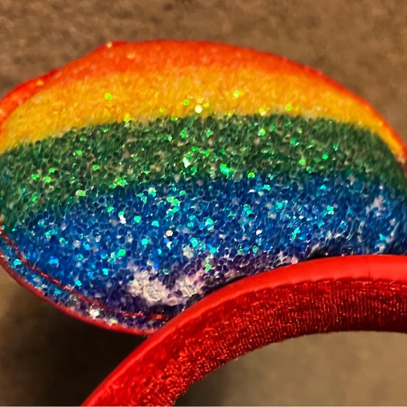 Disney Mickey Mouse Rainbow Collection Glitter Ear Headband - Picture 8 of 9